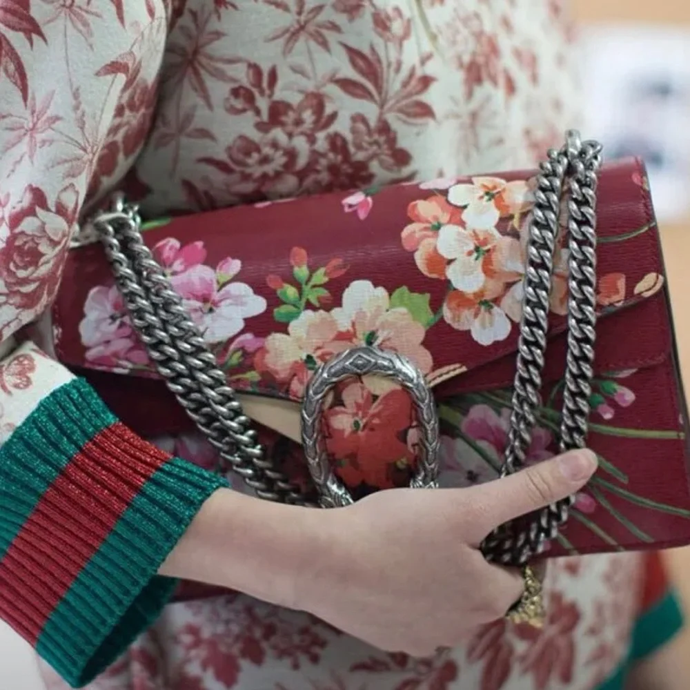 GUCCI BLOOMS DIONYSIS CALFSKIN SHOULDER BAG - Picture 5 of 17